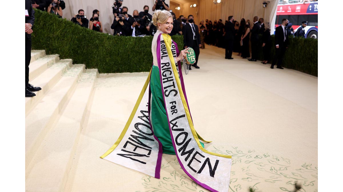 Carolyn B. Maloney en la Met Gala