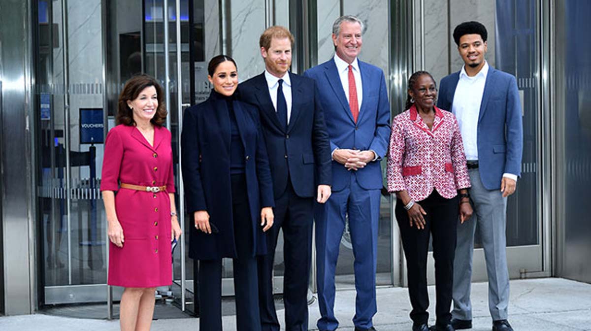 Harry y Meghan Markle en Nueva York