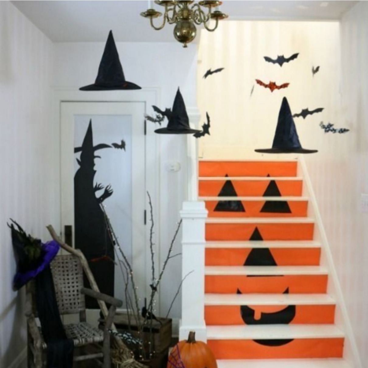 Cómo decorar las escaleras de tu casa en Halloween