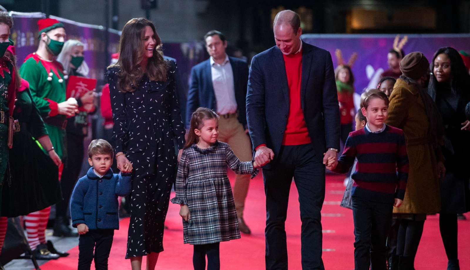 William, Kate y sus tres hijos