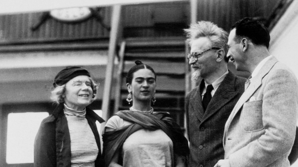 Frida Kahlo y su amante León Trotski