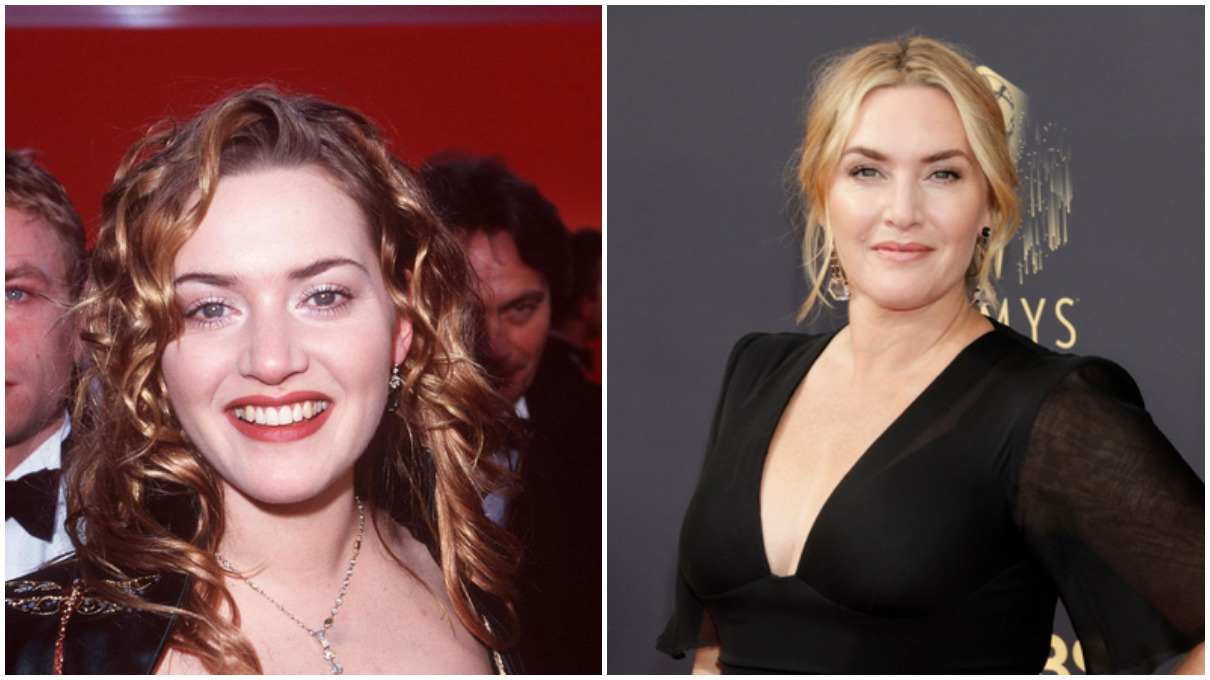 Antes y después de Kate Winslet