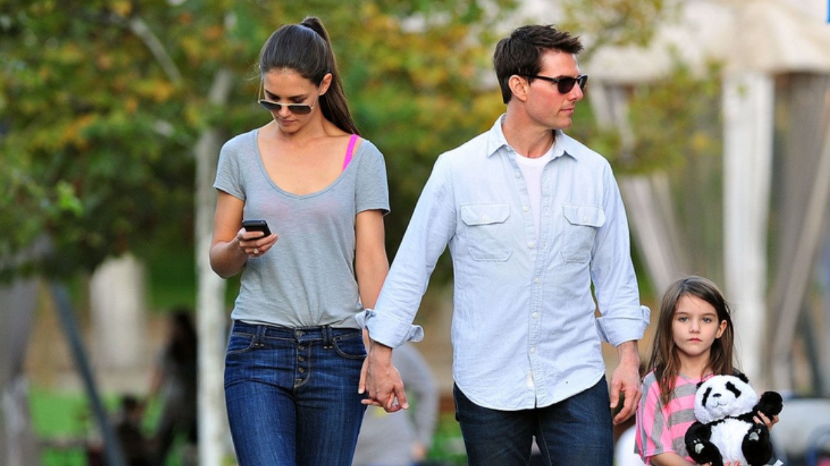 Tom Cruise, Katie Holmes y su hija Suri