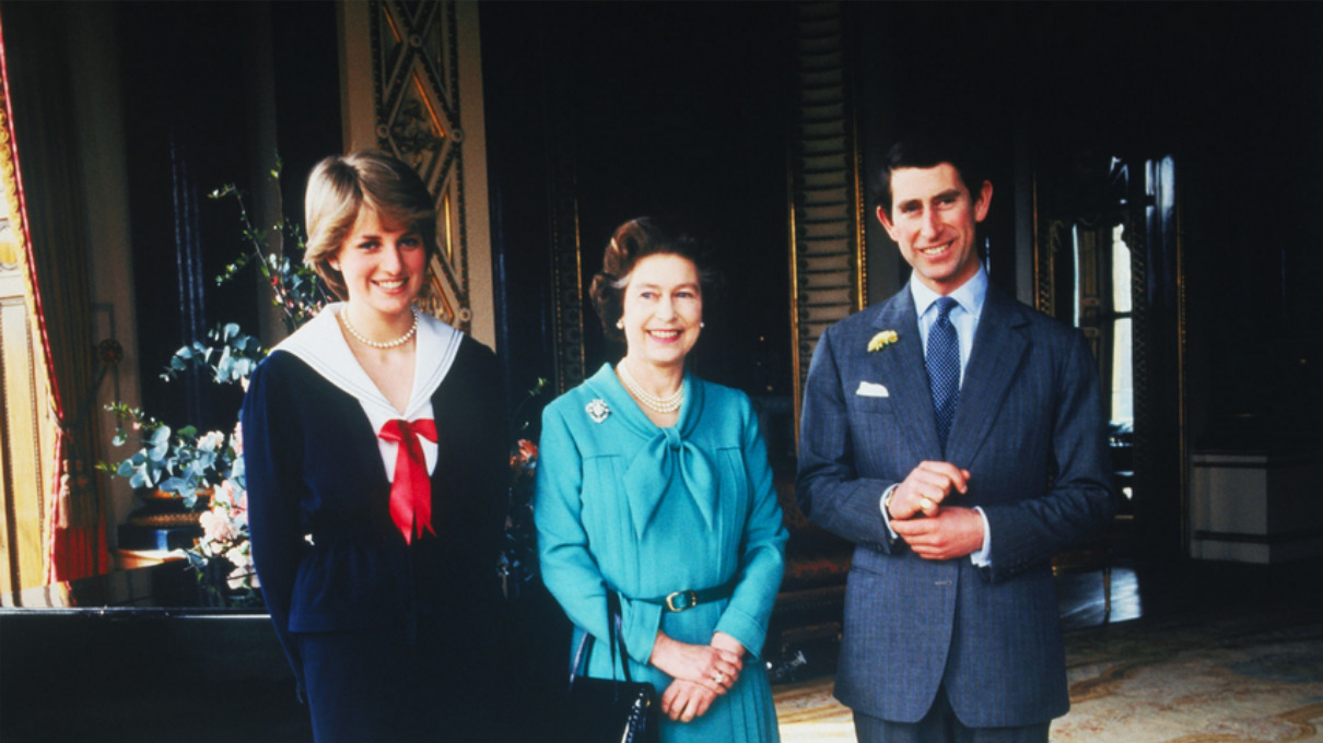 Diana Spencer y la reina Isabel II