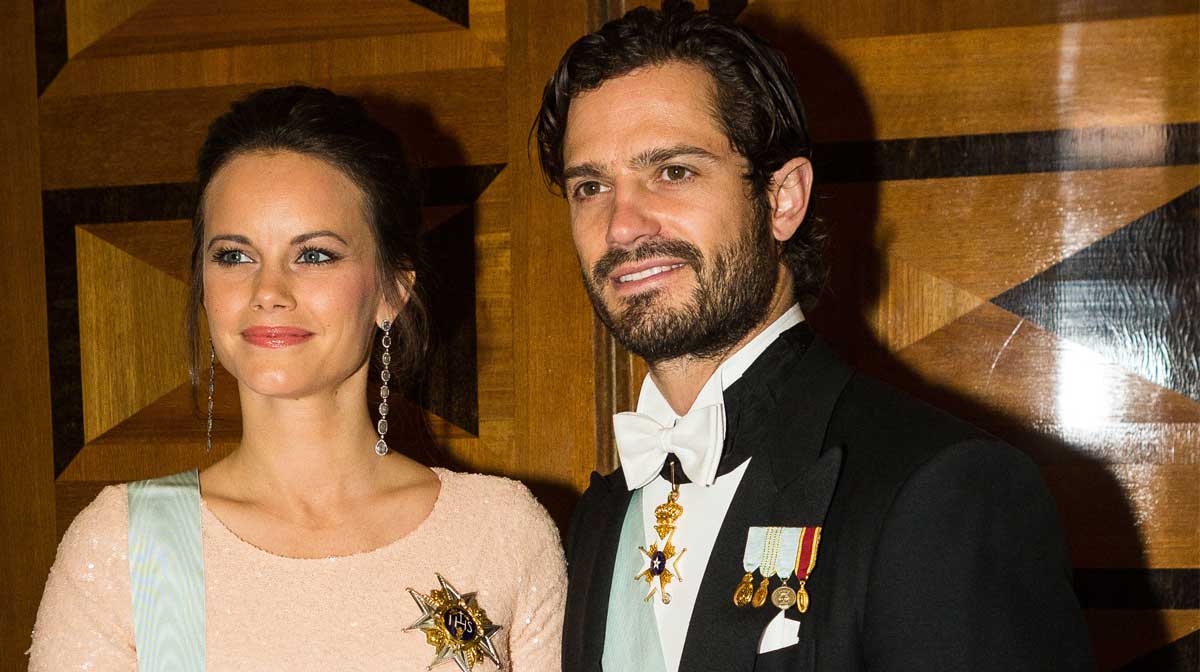 Sofía Cristina de Suecia (38) y Carlos Felipe de Suecia (43)