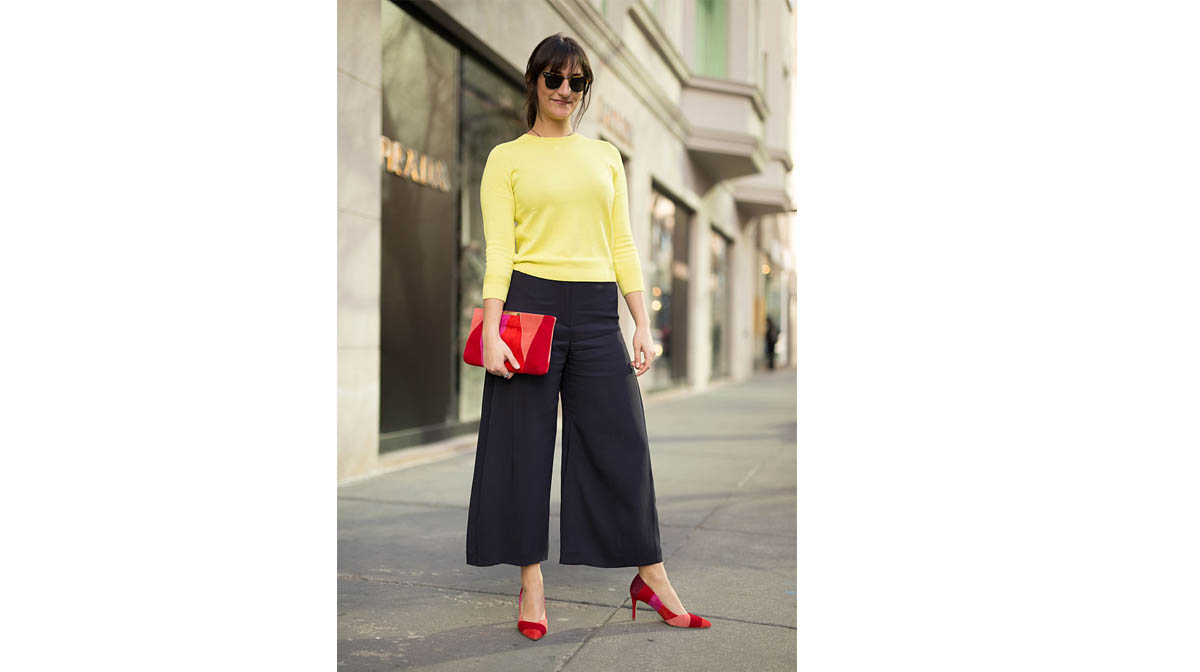 pantalones culotte