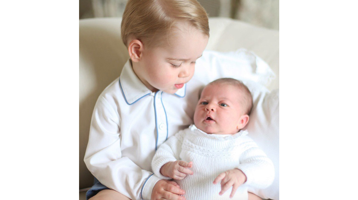 Primera foto de la princesa Charlotte