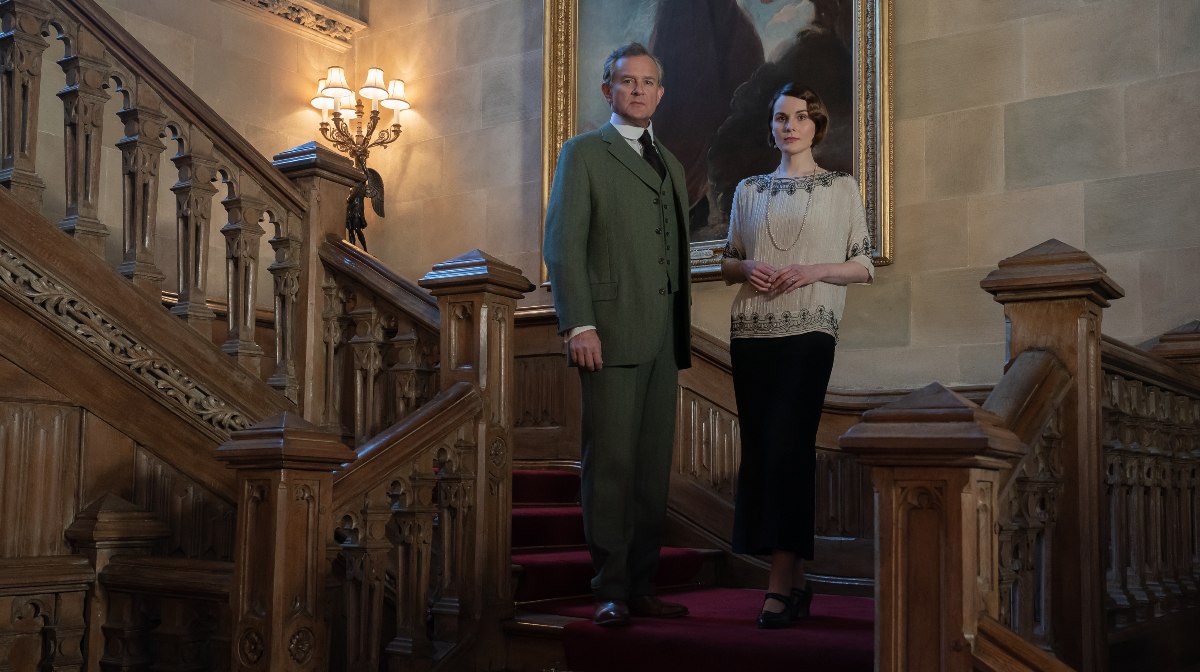 Hugh Boneville y Michelle Dockery en 'Downton Abbey: A New Era'