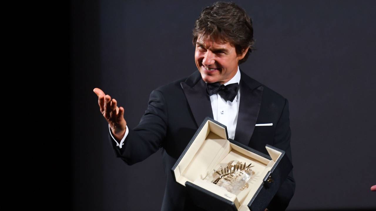 Tom Cruise recibe la palma de oro en cannes