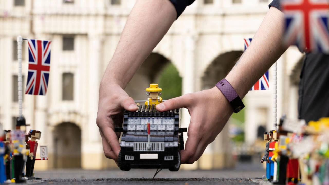 foto del jubileo celebrado por lego en legoland windsor