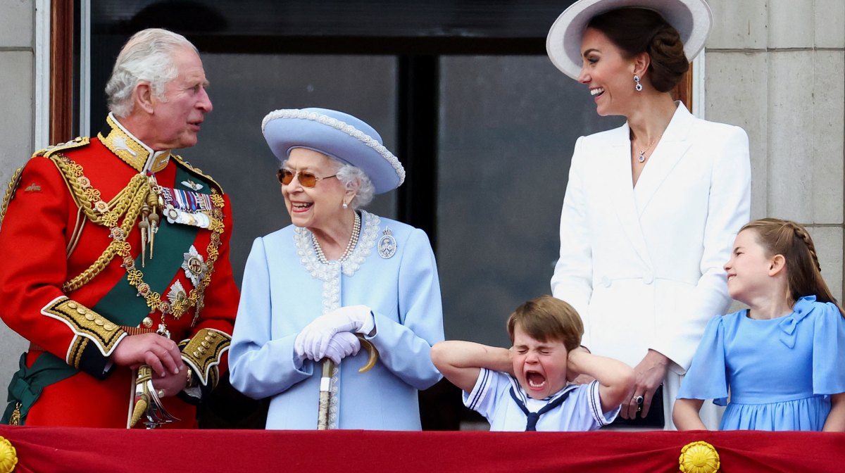 gestos caras príncipe louis jubileo kate middleton