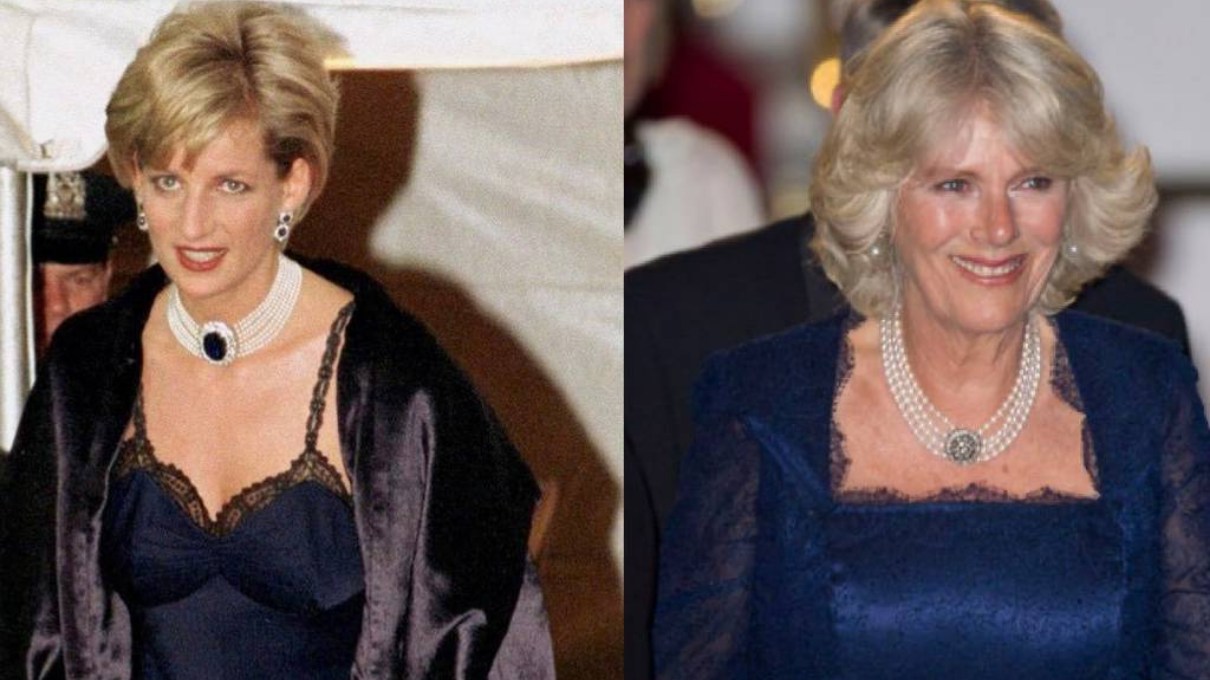 Camilla de Cornualles copió el look a la princesa Diana