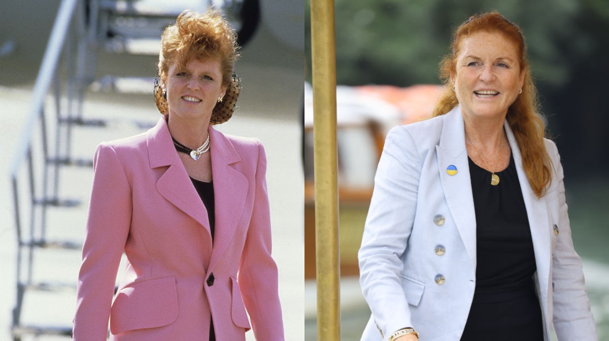 Sarah Ferguson en 1987 vs. 2022