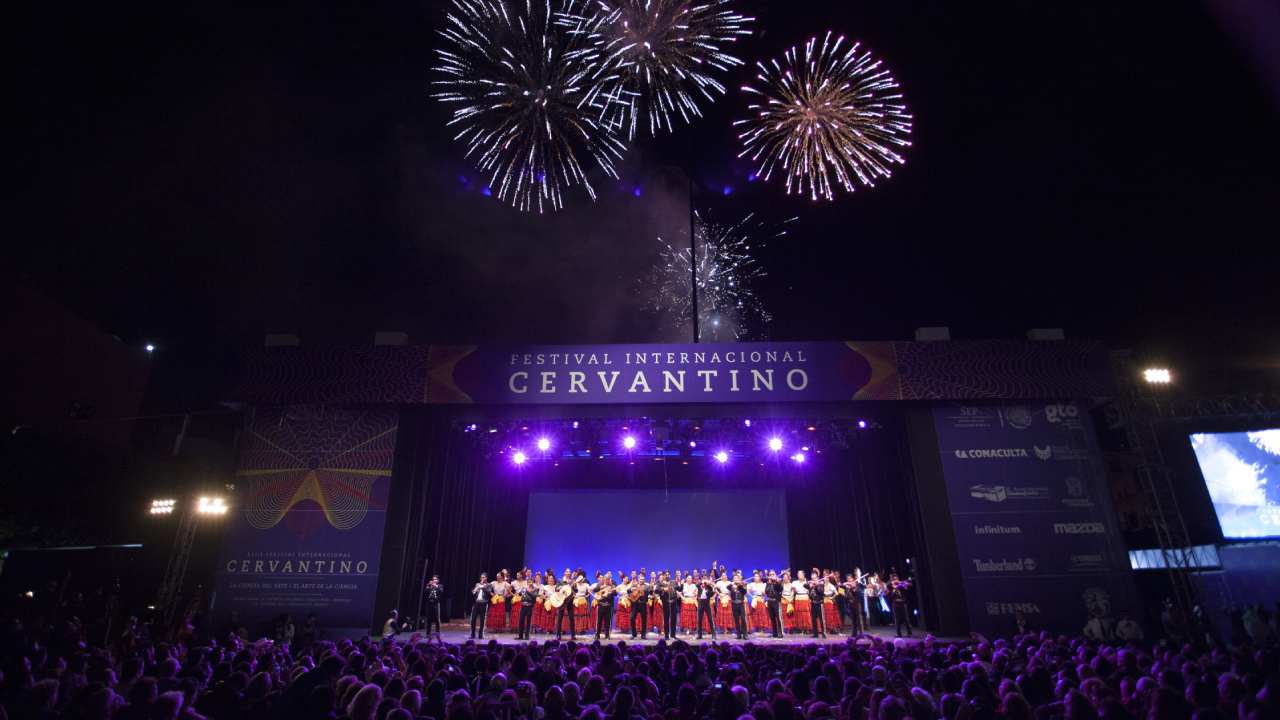 escenario del festival internacional cervantino 2022 en guanajuato