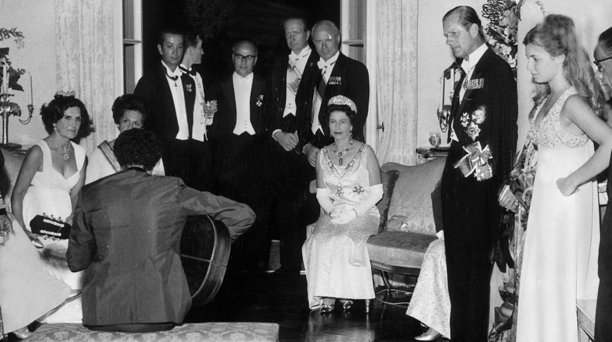 La reina Isabel II en Brasil, 1968 (getty)  